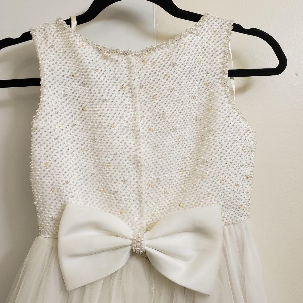 LILACS & PEARLS BEADED DRESS - Picture 6 of 16